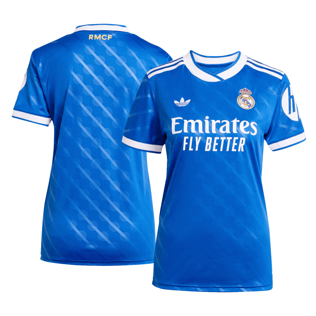 Femme Real Madrid Third Maillot 2025/26 Bleu