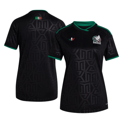 Femme Mexique Extérieur Maillot - Coupe du Monde 2026 Noir