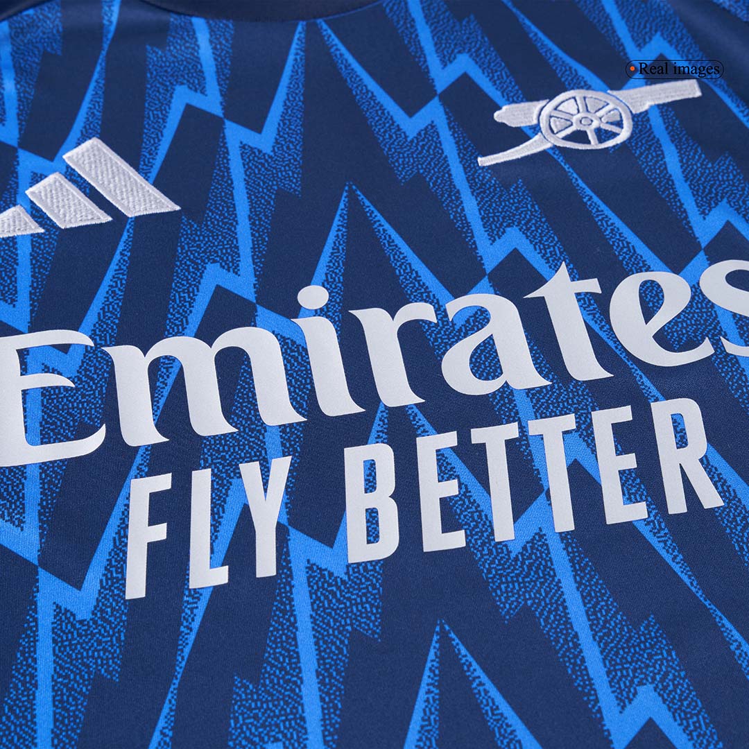 Vente Flash Arsenal Extérieur Maillot Kit 2025/26 Bleu