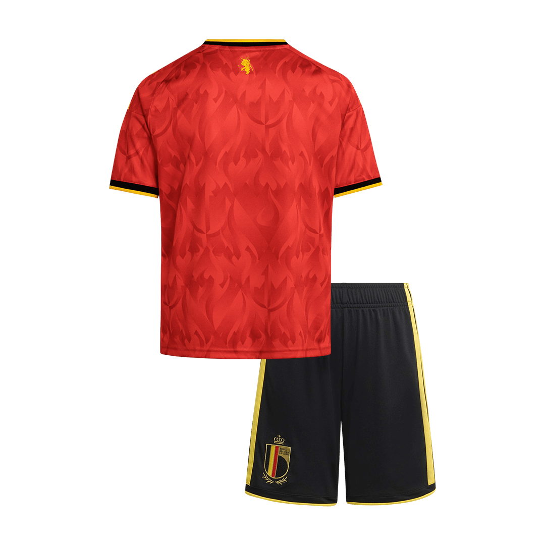 Vente Flash Belgique Domicile Maillot Kit - Coupe du Monde 2026 Enfant Rouge