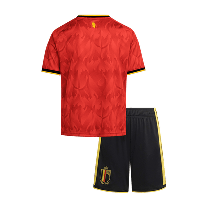 Vente Flash Belgique Domicile Maillot Kit - Coupe du Monde 2026 Enfant Rouge