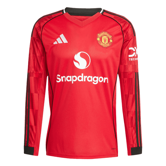 Manchester United Domicile Maillot Manches Longues 2025/26