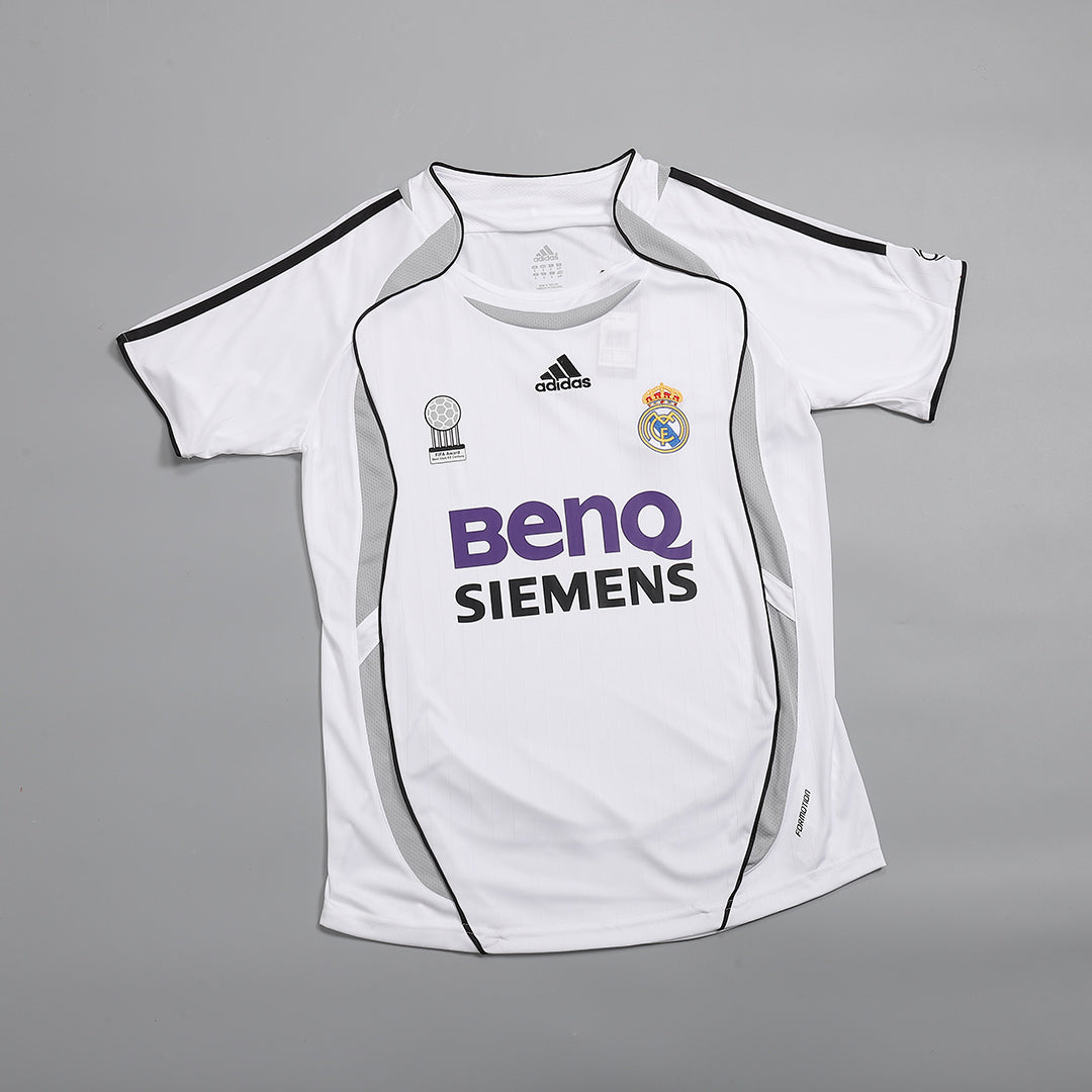 SERGIO RAMOS #4 Retro Real Madrid Domicile Maillot 2006/07
