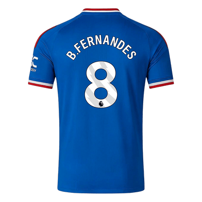 B. FERNANDES #8 Manchester United Extérieur Maillot 2026/27 Bleu