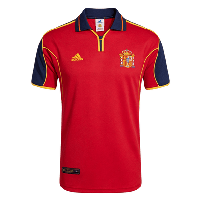Retro Espagne Domicile Maillot 2000 Rouge