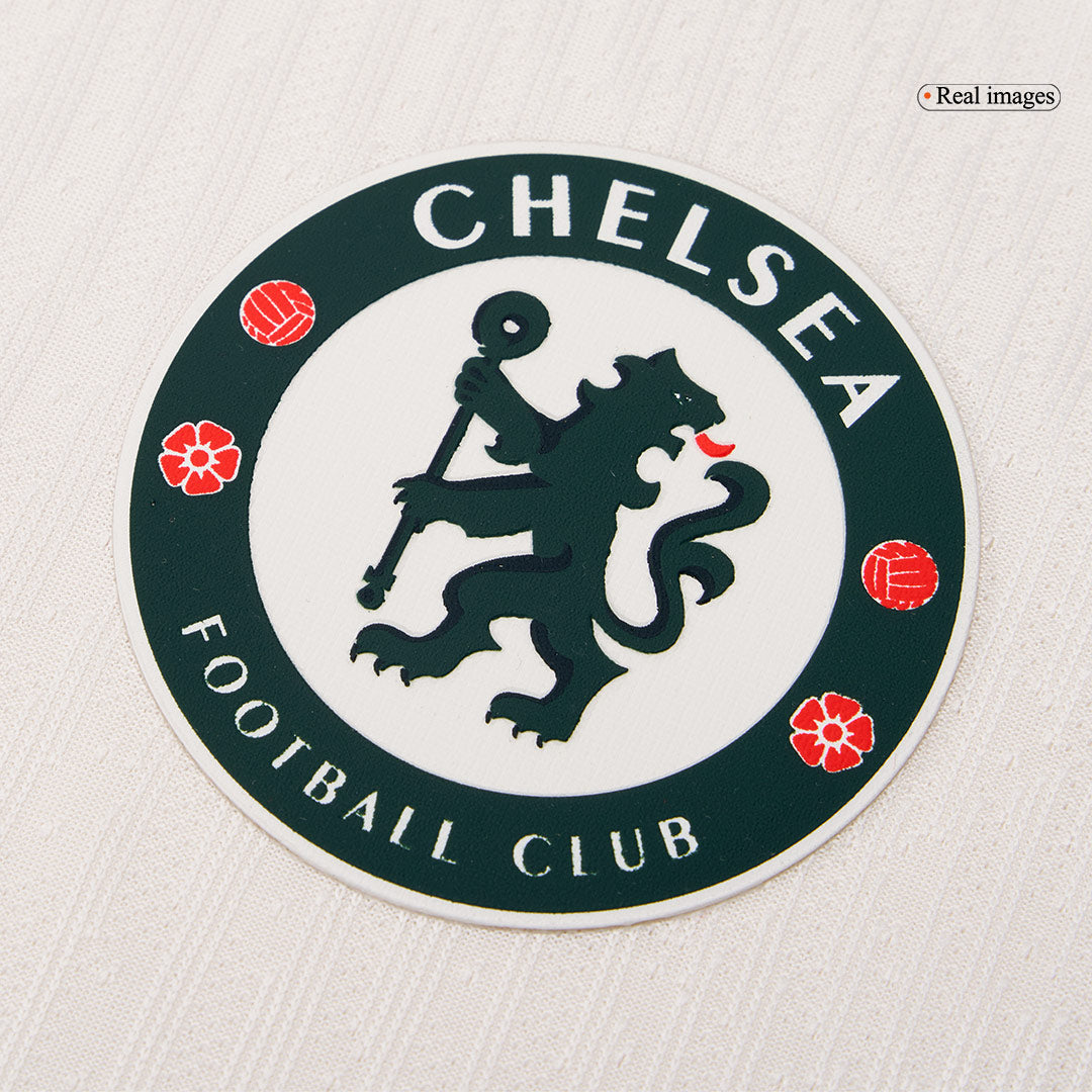 ESTÊVÃO #41 Chelsea Extérieur Maillot 2025/26 Blanc Authentique