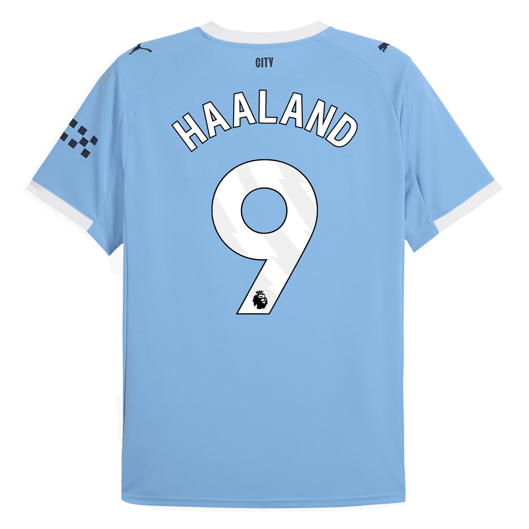 HAALAND #9 Manchester City Domicile Maillot 2025/26 Grande Taille