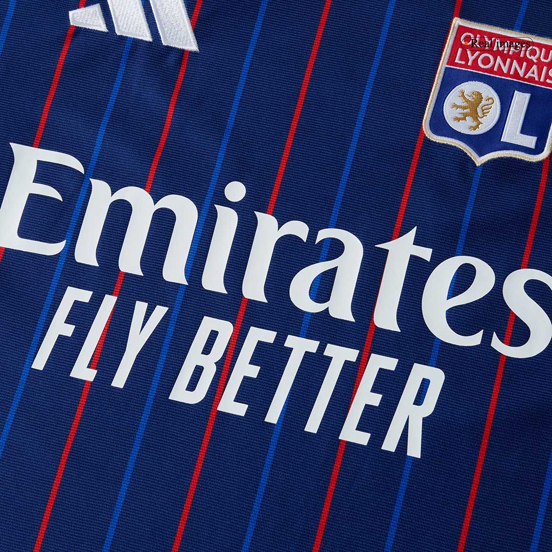 Vente Flash Olympique Lyonnais Extérieur Maillot 2025/26 Bleu marine