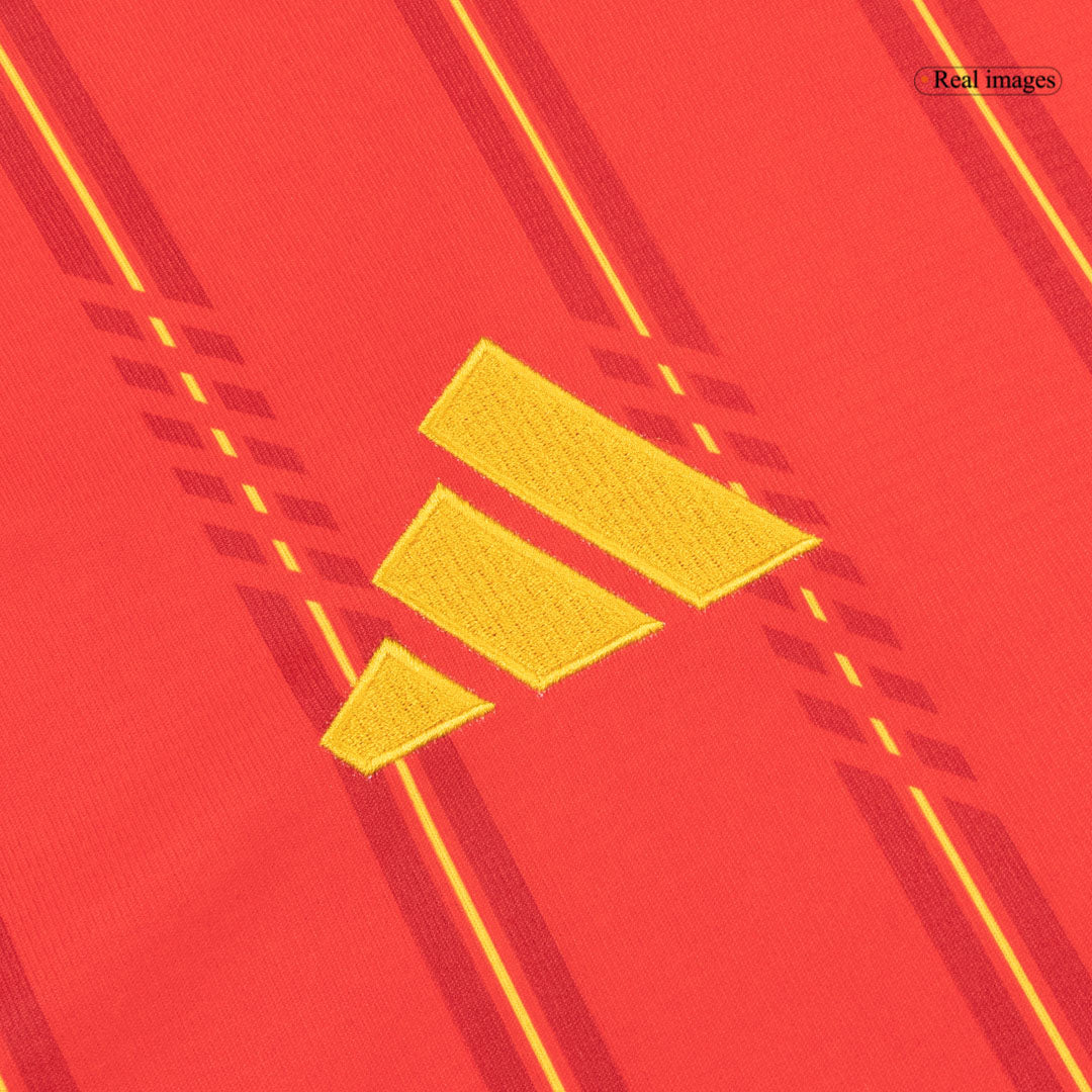 RODRIGO #16 Espagne Domicile Maillot 2 Stars - Champion Edition - Coupe du Monde 2026 Rouge
