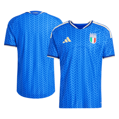 Italie Domicile Maillot Coupe du Monde 2026 Bleu Joueur Grande Taille