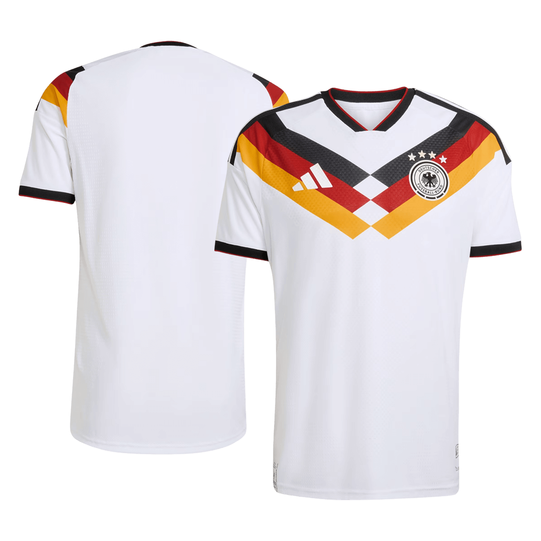 Vente Flash Allemagne Domicile Maillot Coupe du Monde 2026 Blanc Joueur