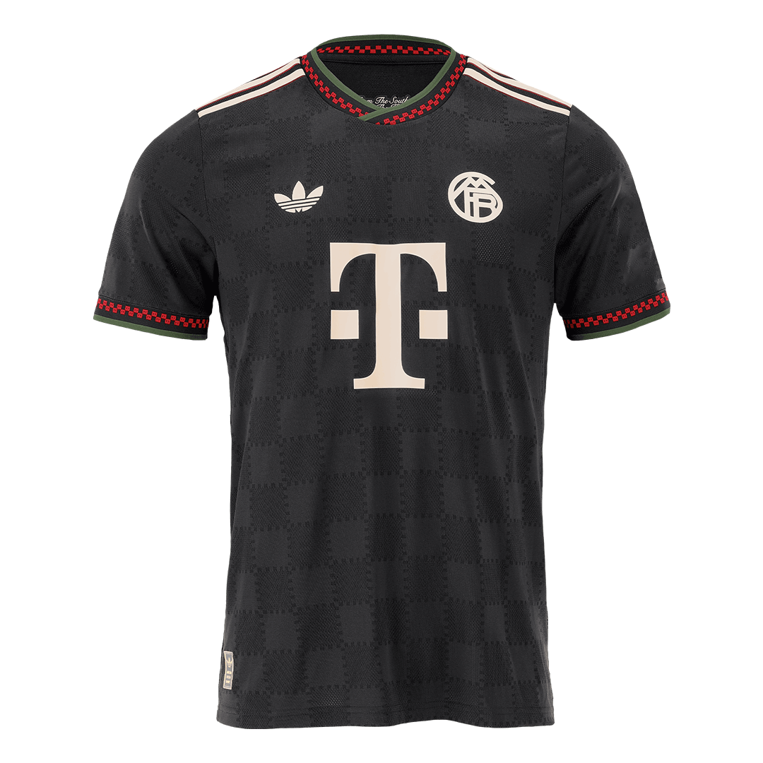 Munich Third Maillot 2025/26 Noir Joueur