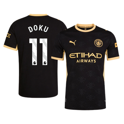 DOKU #11 Manchester City Extérieur Maillot 2026/27 Noir Joueur