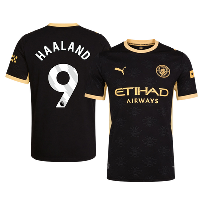 HAALAND #9 Manchester City Extérieur Maillot 2026/27 Noir Joueur