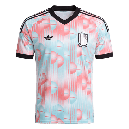 Belgique Extérieur Maillot - Coupe du Monde 2026 Blue&Pink Grande Taille