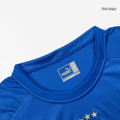 Retro Italie Domicile Maillot 2004 Bleu