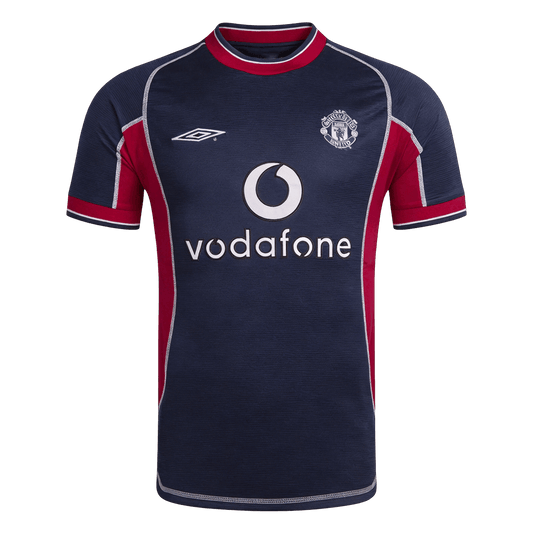 Retro Manchester United Third Maillot 2000/01 Bleu marine