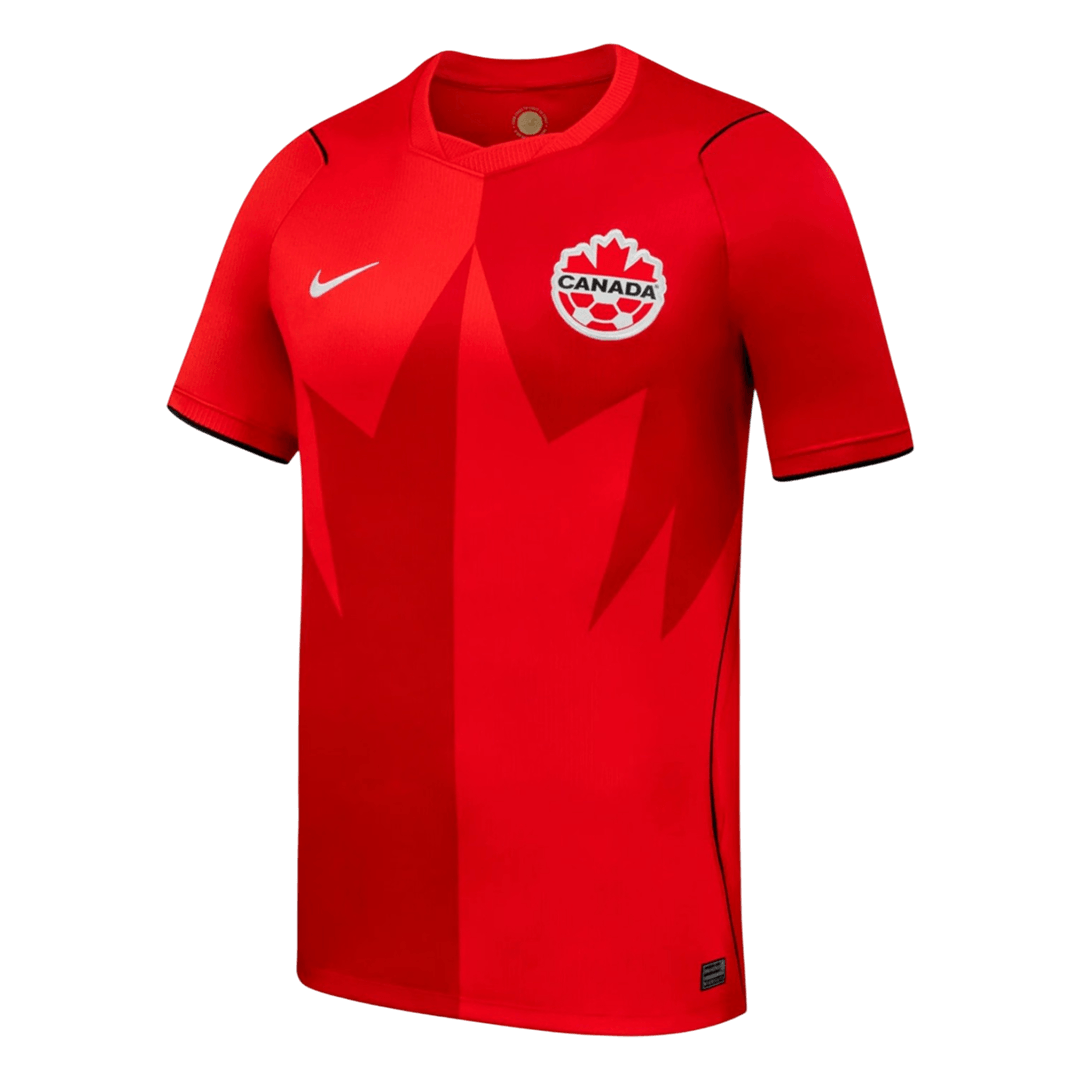 Canada Domicile Maillot - Coupe du Monde 2026 Rouge Grande Taille