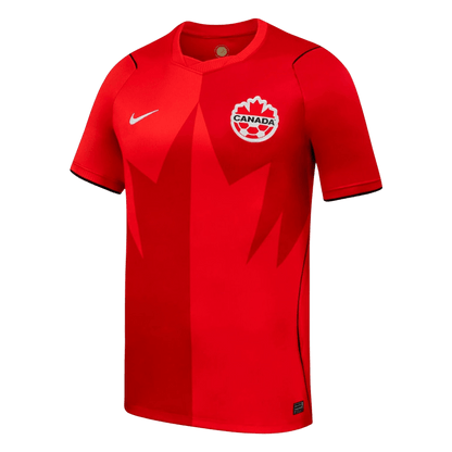 Canada Domicile Maillot - Coupe du Monde 2026 Rouge Grande Taille