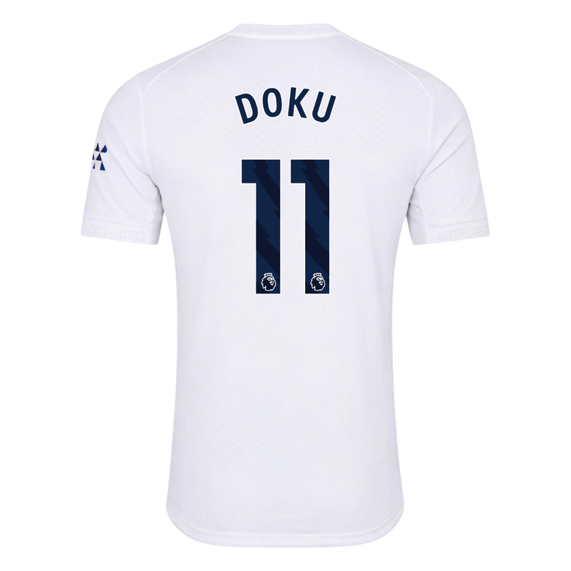 DOKU #11 Manchester City Third Maillot 2026/27 Blanc Joueur