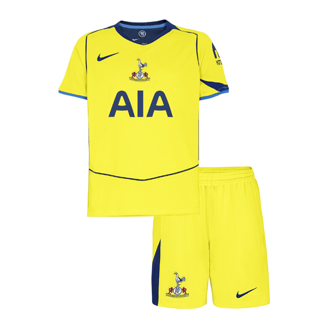 Vente Flash Tottenham Hotspur Maillot Kit 2025/26 Enfant Jaune