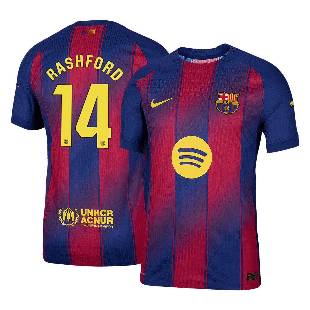 RASHFORD #14 Barcelone Domicile Maillot 2025/26 Authentique