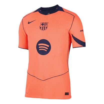 RASHFORD #14 Barcelone Third Maillot 2025/26 Orange Authentique - UCL
