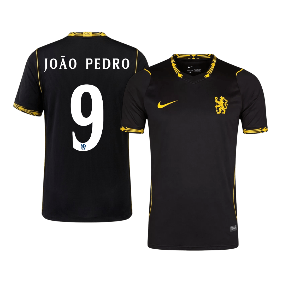 JOÃO PEDRO #9 Chelsea Extérieur Maillot 2026/27 Noir - UCL