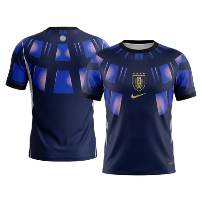 Uruguay Extérieur Maillot - Coupe du Monde 2026 Bleu marine