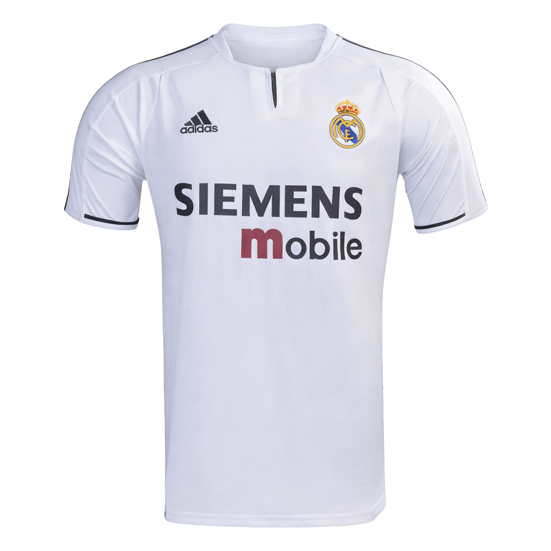Retro Real Madrid Domicile Maillot 2003/04 Blanc
