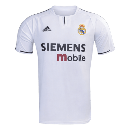 Retro Real Madrid Domicile Maillot 2003/04 Blanc