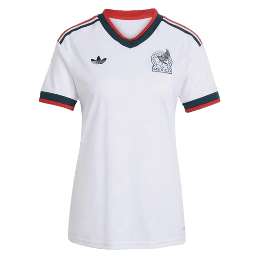 Femme Mexique Extérieur Maillot - Coupe du Monde 2026 Blanc