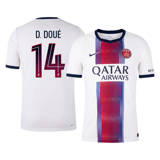 D. DOUÉ #14 Les Paris Extérieur Maillot 2026/27 Blanc Joueur