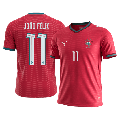 JOÃO FÉLIX #11 Portugal Domicile Maillot - Coupe du Monde 2026 Rouge - Super