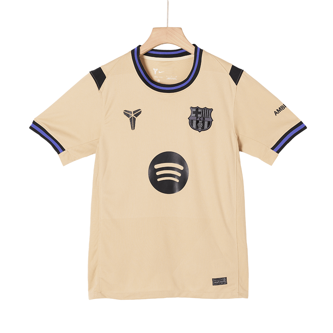 PEDRI #8 Barcelone Extérieur Maillot 2025/26 Jaune - UCL