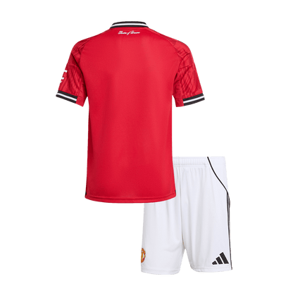 Manchester United Domicile Maillot Kit 2025/26 Junior