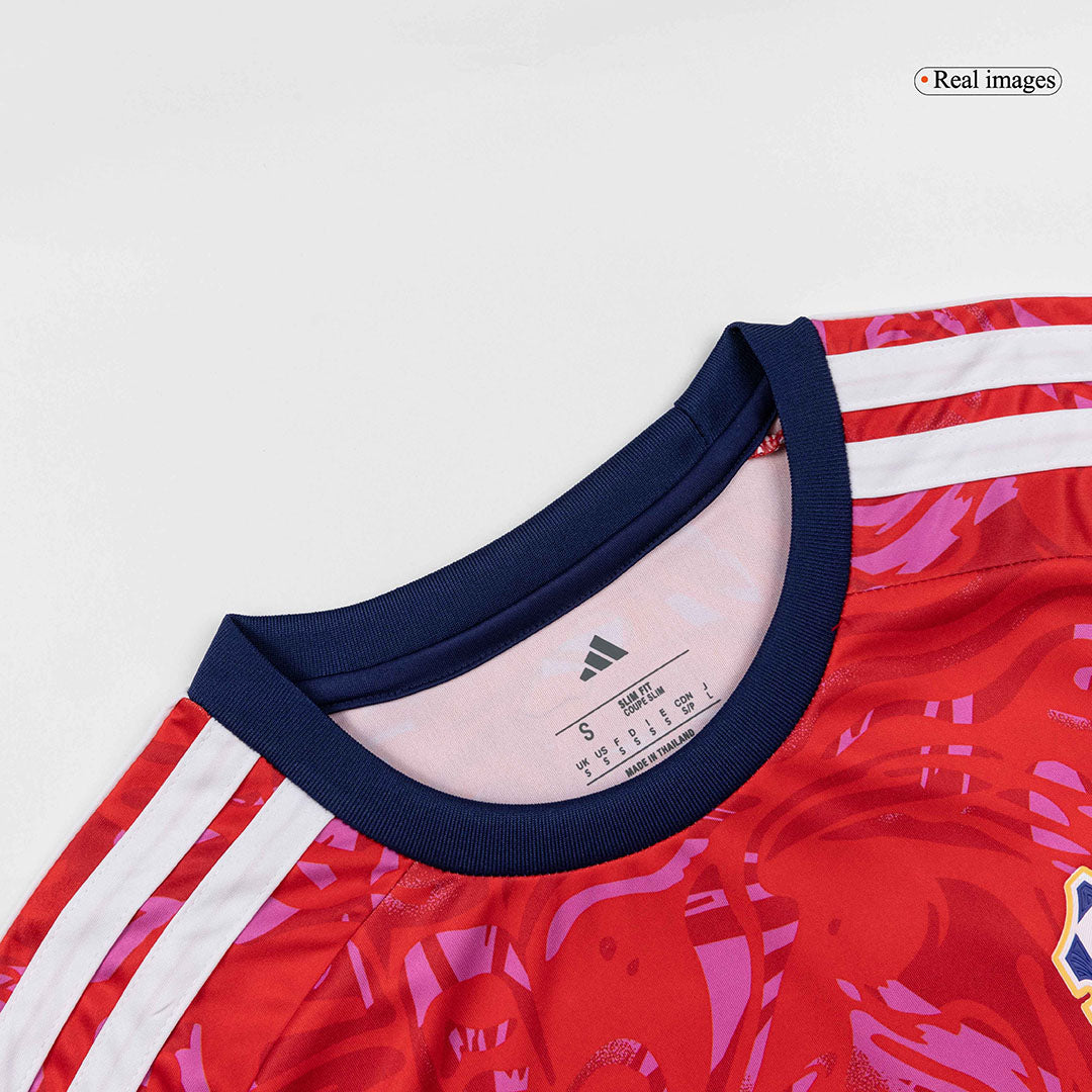 Costa Rica Domicile Maillot - Coupe du Monde 2026 Rouge Grande Taille