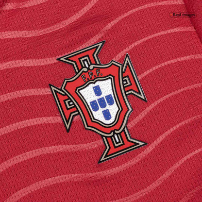 Kids RONALDO #7 Portugal Domicile Maillot Kit - Coupe du Monde 2026 Rouge - Super