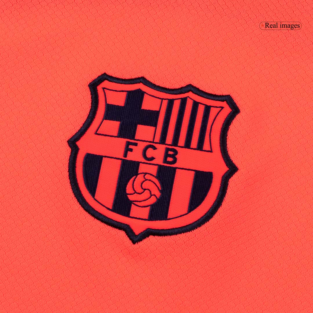 LEWANDOWSKI #9 Barcelone Third Maillot 2025/26 Orange - UCL