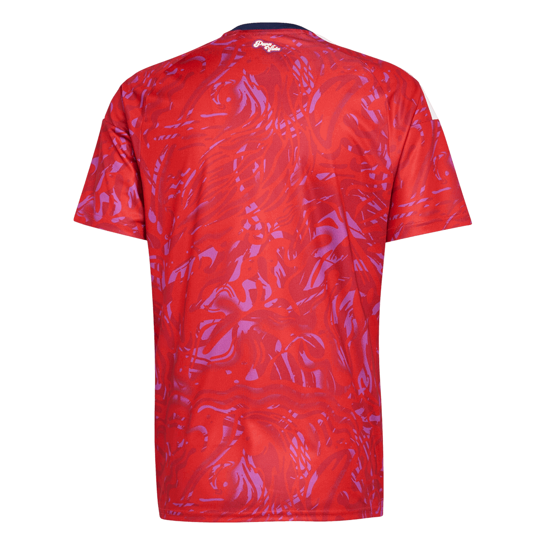 Costa Rica Domicile Maillot - Coupe du Monde 2026 Rouge Grande Taille