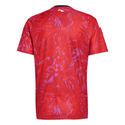 Costa Rica Domicile Maillot - Coupe du Monde 2026 Rouge Grande Taille