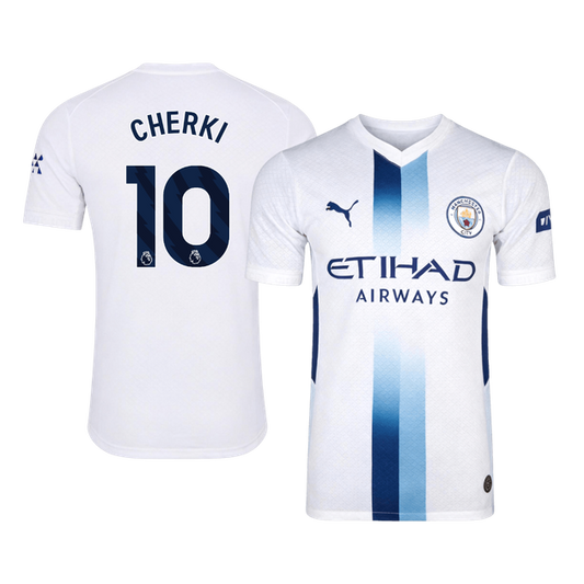 CHERKI #10 Manchester City Third Maillot 2026/27 Blanc