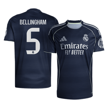 BELLINGHAM #5 Real Madrid Extérieur Maillot 2025/26
