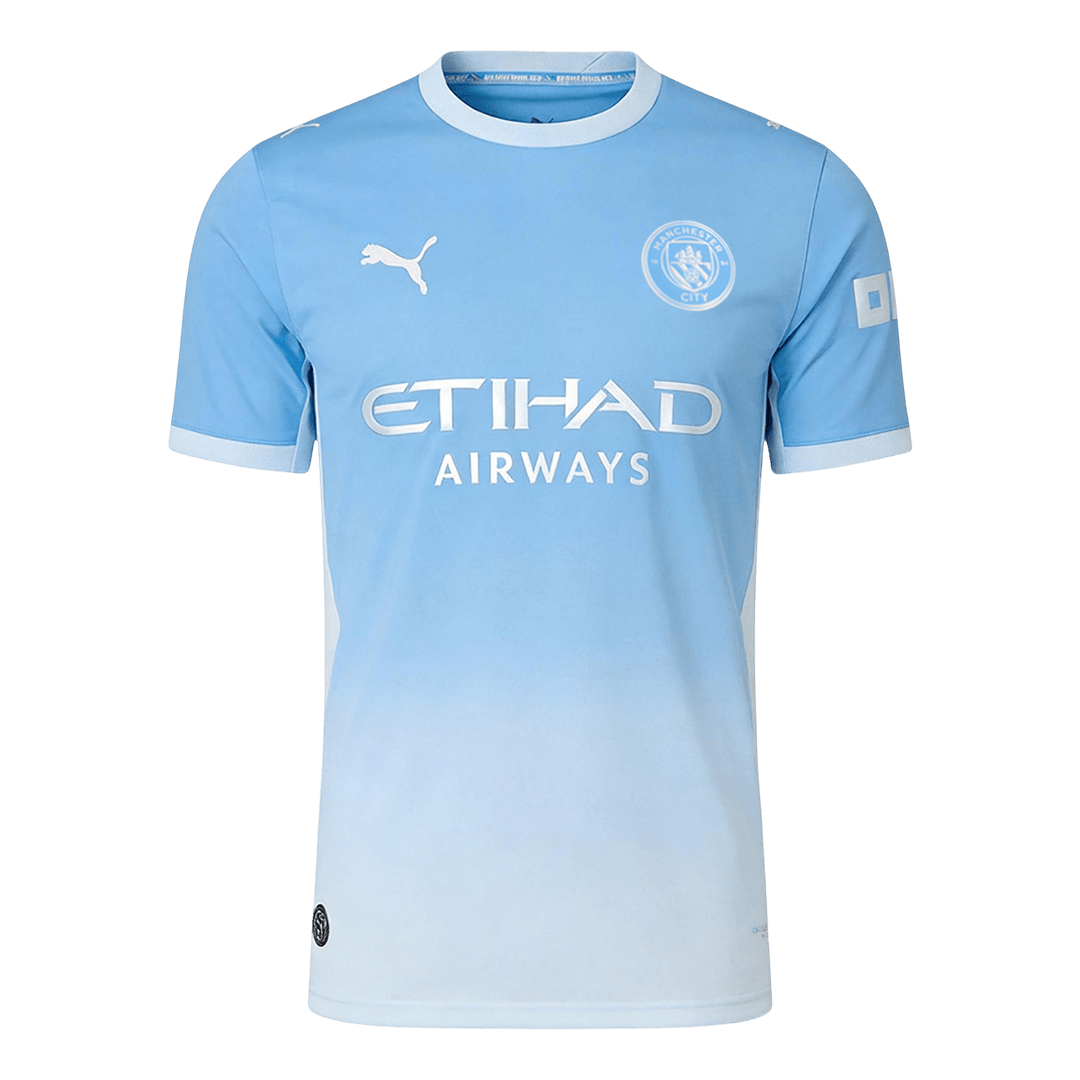 CHERKI #10 Manchester City Domicile Maillot 2026/27 Bleu Joueur - UCL