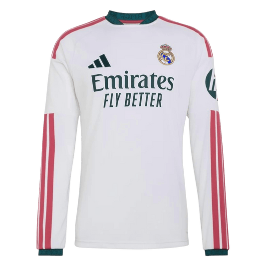Real Madrid Domicile Maillot Manches Longues 2026/27 Blanc