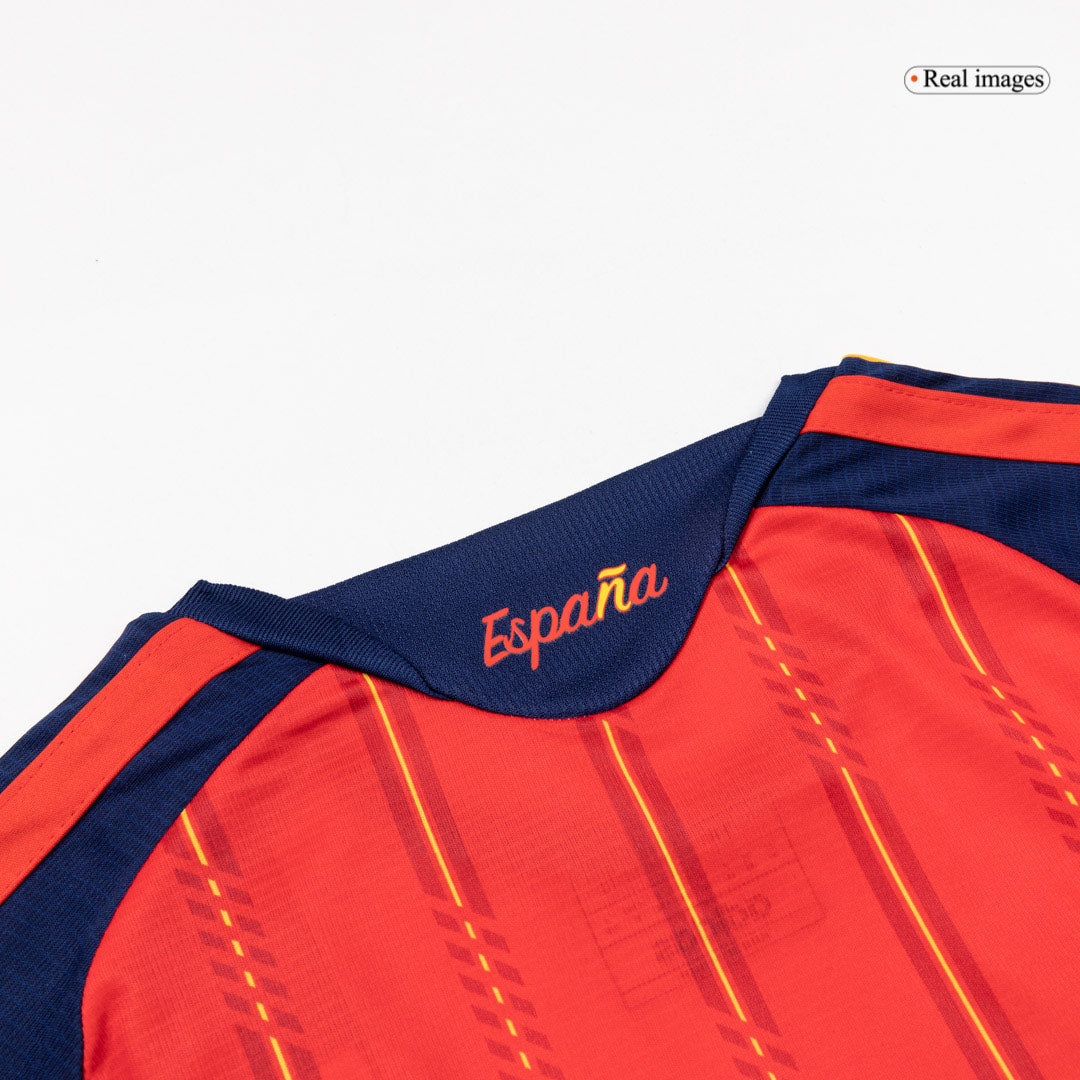 Vente Flash Espagne Domicile Maillot 2 Stars - Champion Edition Kit - Coupe du Monde 2026 Enfant Rouge