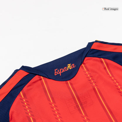 Vente Flash Espagne Domicile Maillot 2 Stars - Champion Edition Kit - Coupe du Monde 2026 Enfant Rouge