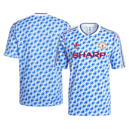 Retro Manchester United Extérieur Maillot 1990/92 Bleu