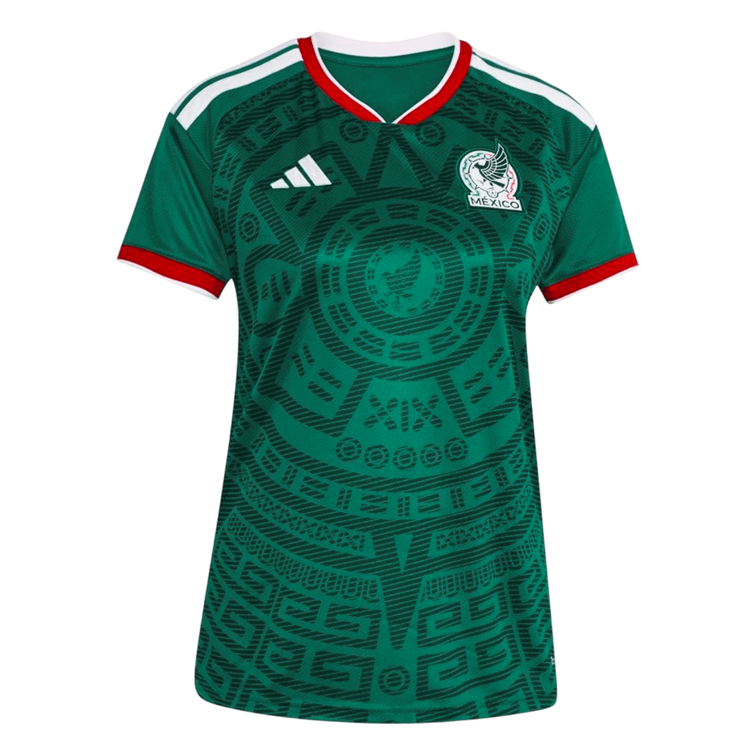 Femme Mexique Domicile Maillot - Coupe du Monde 2026 Vert