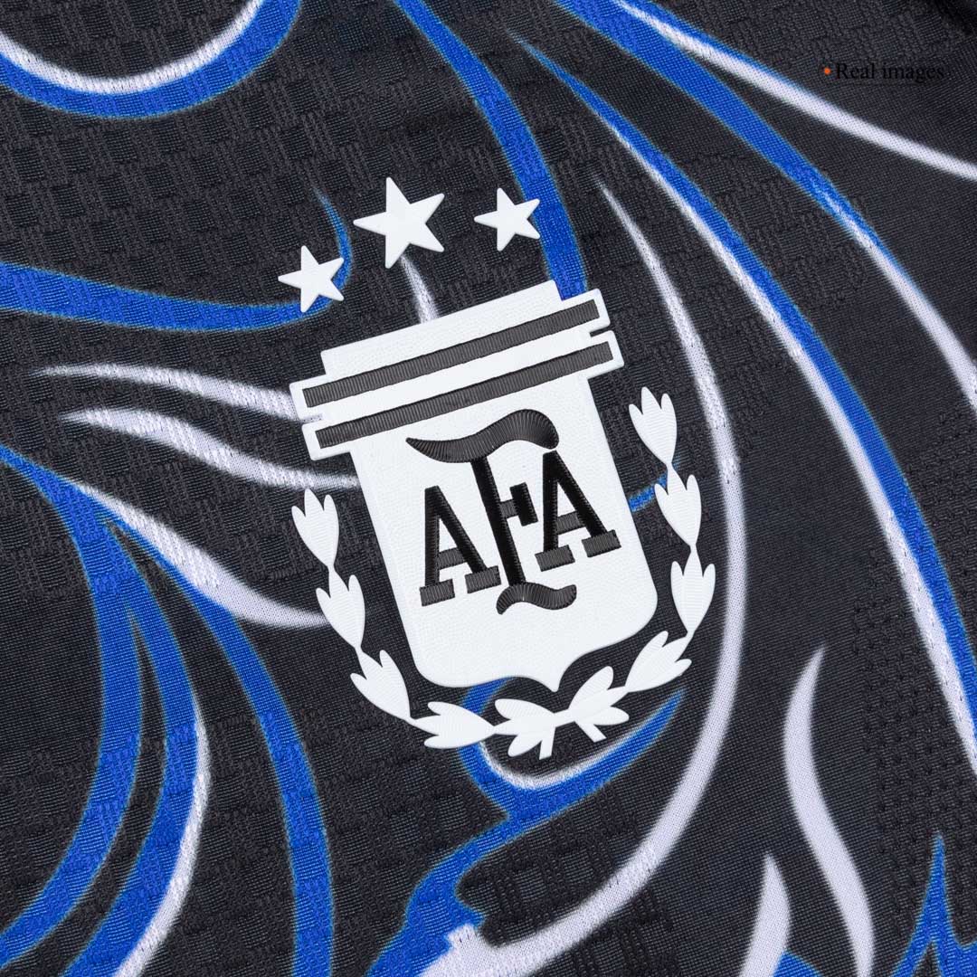 J. ÁLVAREZ #9 Argentine Extérieur Maillot - Coupe du Monde 2026 Noir Joueur